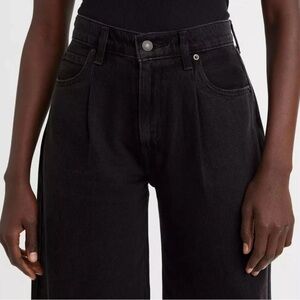 Levi’s Baggy Dad Womens Jeans 27 x 32 Black 90s Wide Leg Mid Rise Loose
Sz 27